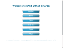 Tablet Screenshot of eastcoastgrafix.co.uk